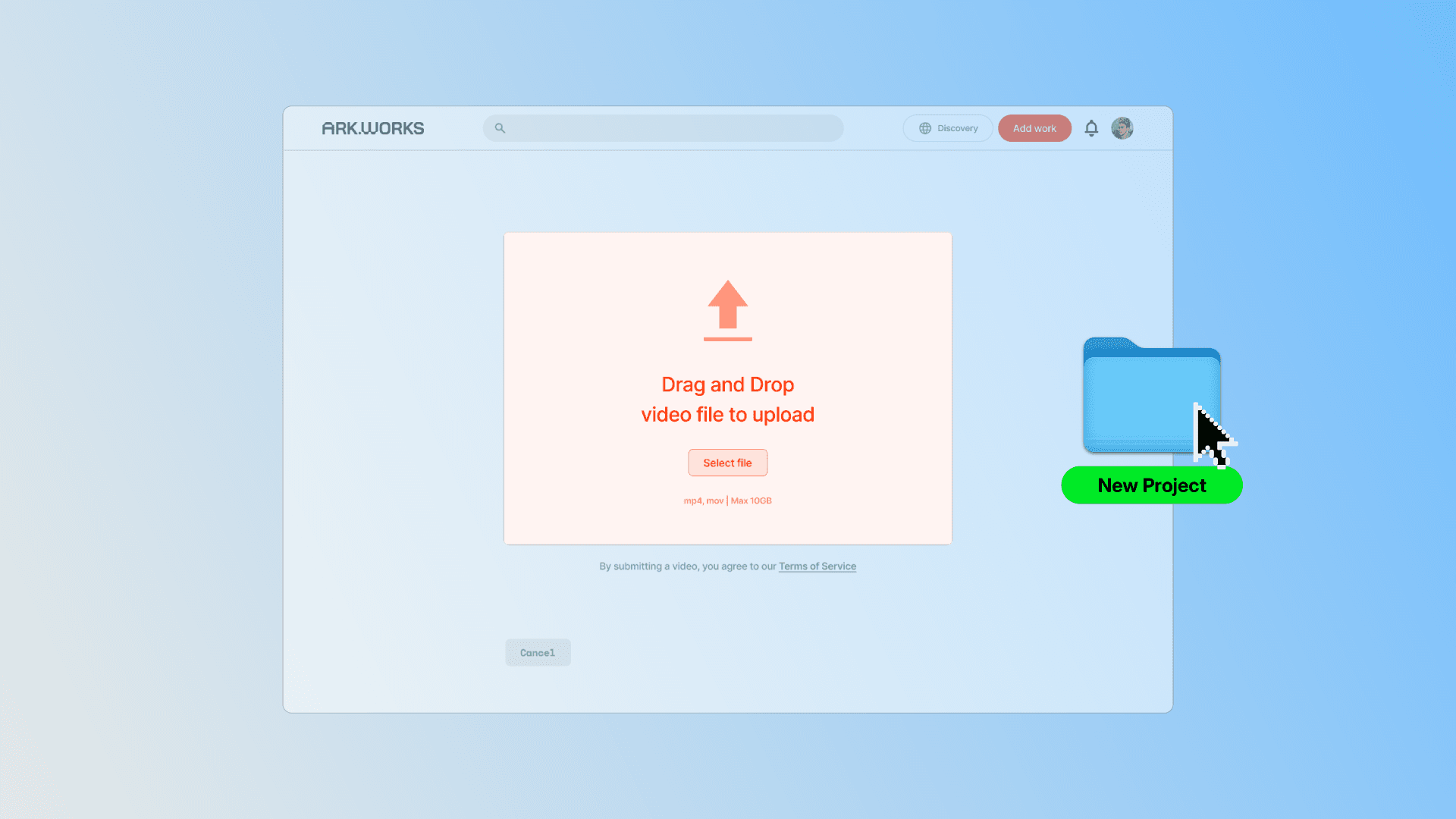 Upload step illustration